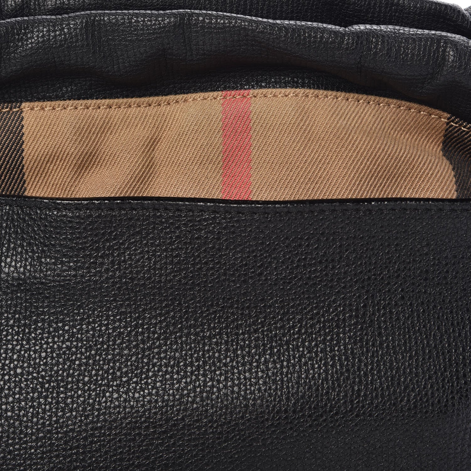 Burberry Calfskin House Check Little Crush Black 9 of 11