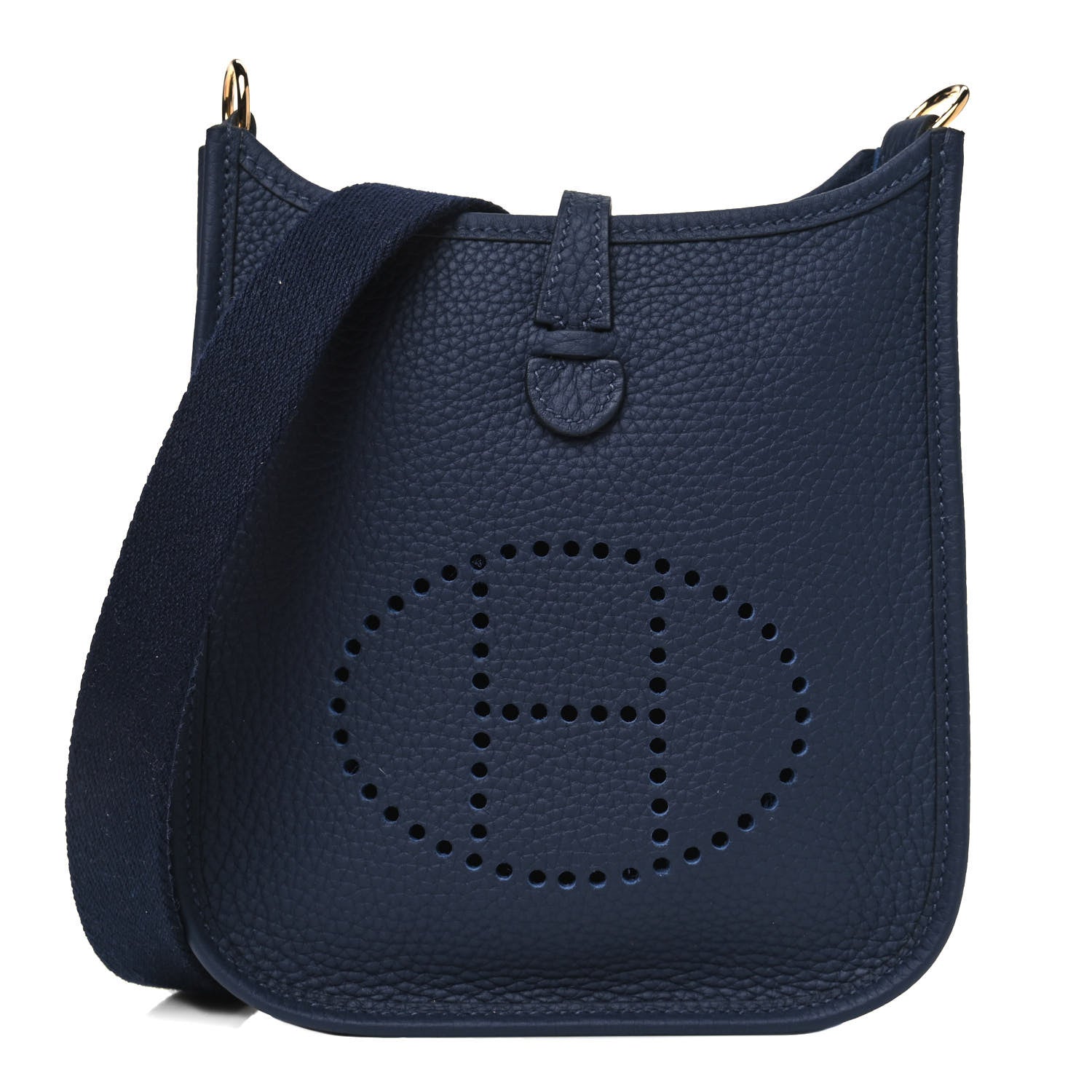 Hermes Taurillon Clemence Amazone Evelyne TPM Bleu Nuit 1 of 4