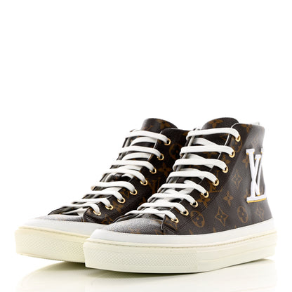 Louis Vuitton Patent Monogram Stellar Sneaker Boots 42 3 of 11