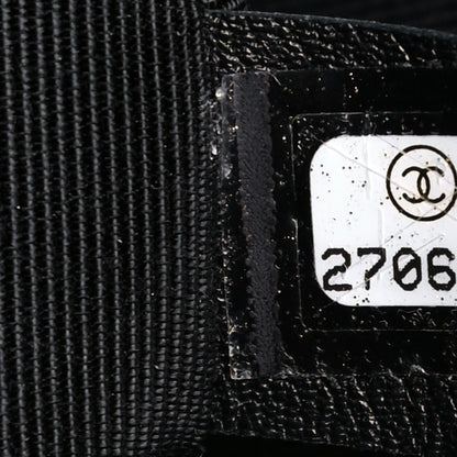 Chanel Lambskin Chevron Quilted Small Promenade Camera Black 7 of 10