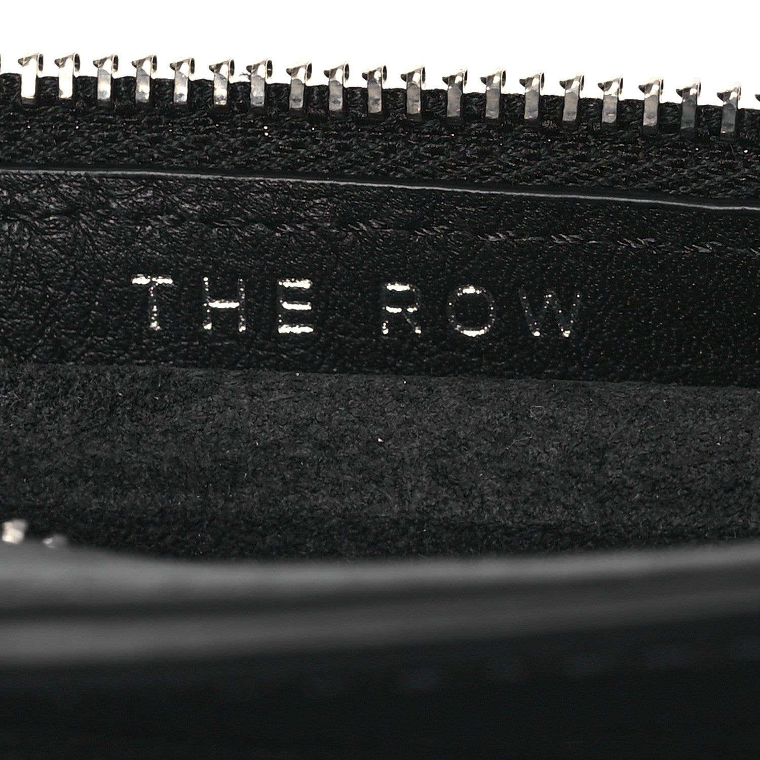 The Row Smooth Calfskin Small Slouchy Banana Bag Black 7 of 11