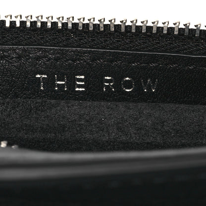 The Row Smooth Calfskin Small Slouchy Banana Bag Black 7 of 11