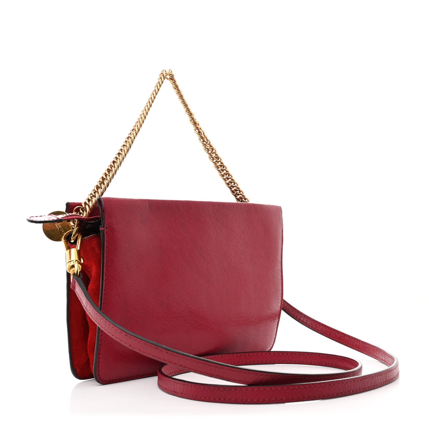Givenchy Goatskin Suede Cross 3 Crossbody Bag Fig Pink Cherry 3 of 13