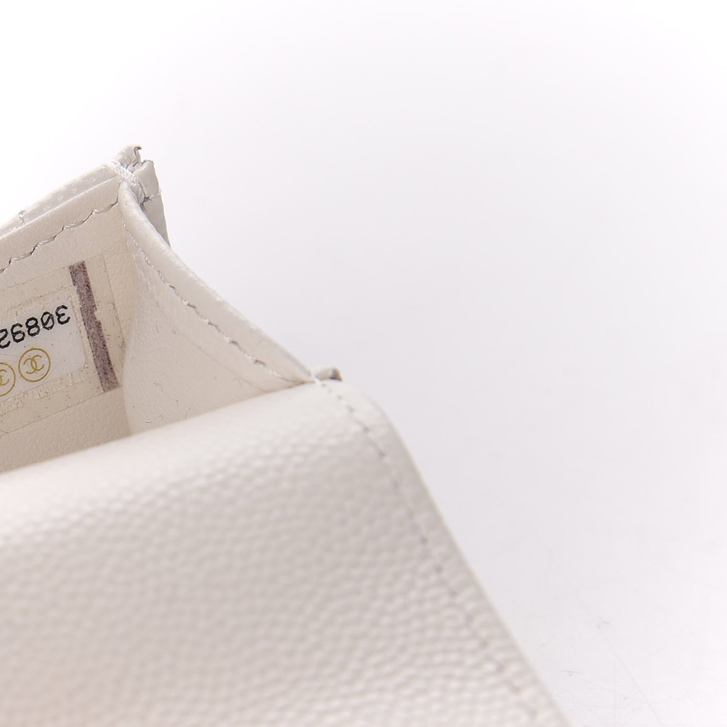 Chanel Caviar Quilted Airpods Pro Case White 8 of 9