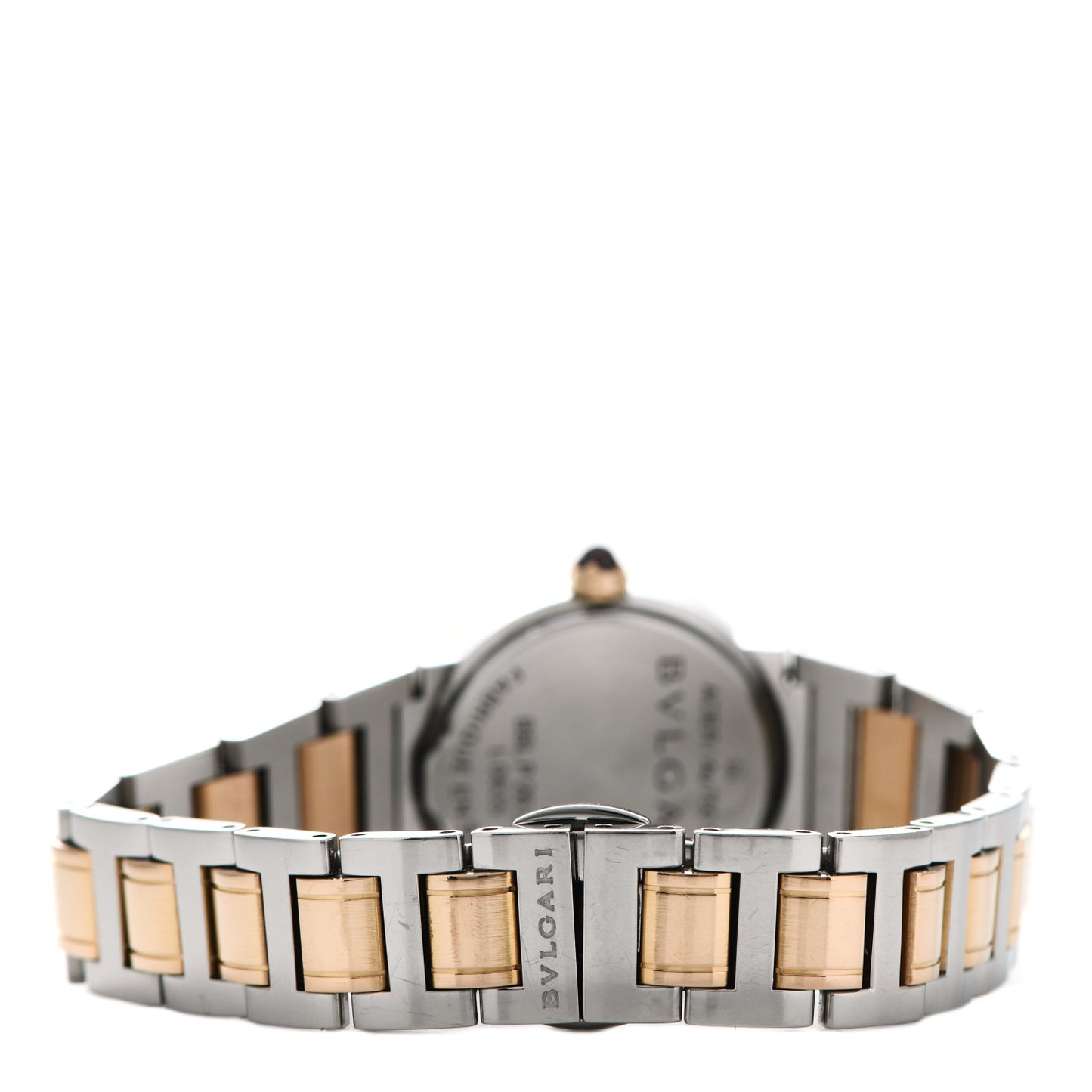 Stainless Steel 18K Rose Gold Diamond Mother of Pearl 26mm Quartz Watch