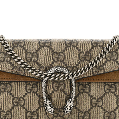 Gucci GG Supreme Monogram Super Mini Dionysus Shoulder Bag Taupe 7 of 11
