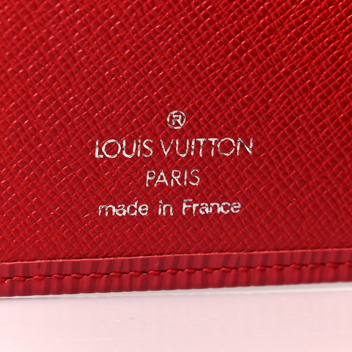 Epi French Purse Wallet Castillan Red