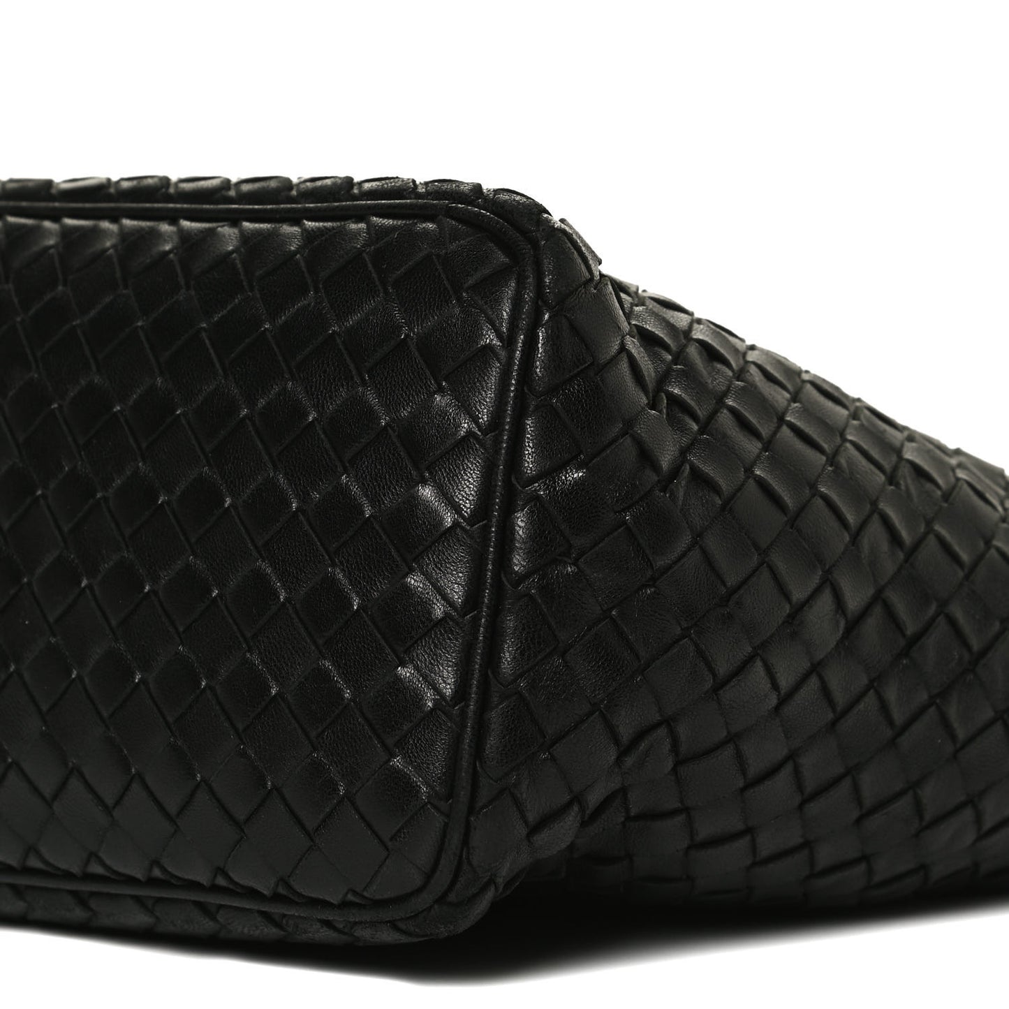 Nappa Intrecciato Small Shoulder Bag Black