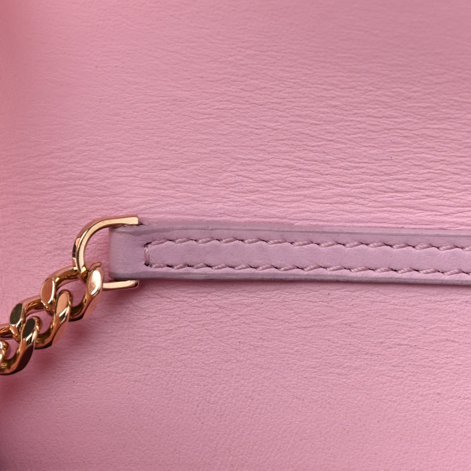 Versace Vitello Crystal Palazzo Evening Bag Pink 8 of 12