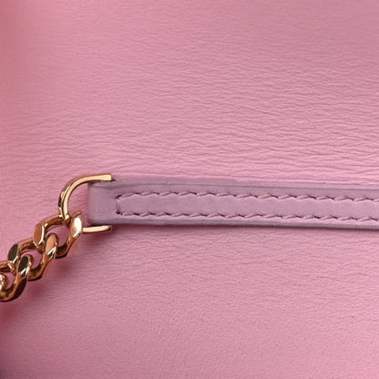 Versace Vitello Crystal Palazzo Evening Bag Pink 8 of 12