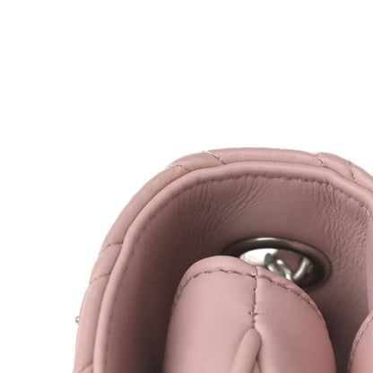 Chanel Calfskin Studded Chevron Quilted Flap Pink 12 of 13