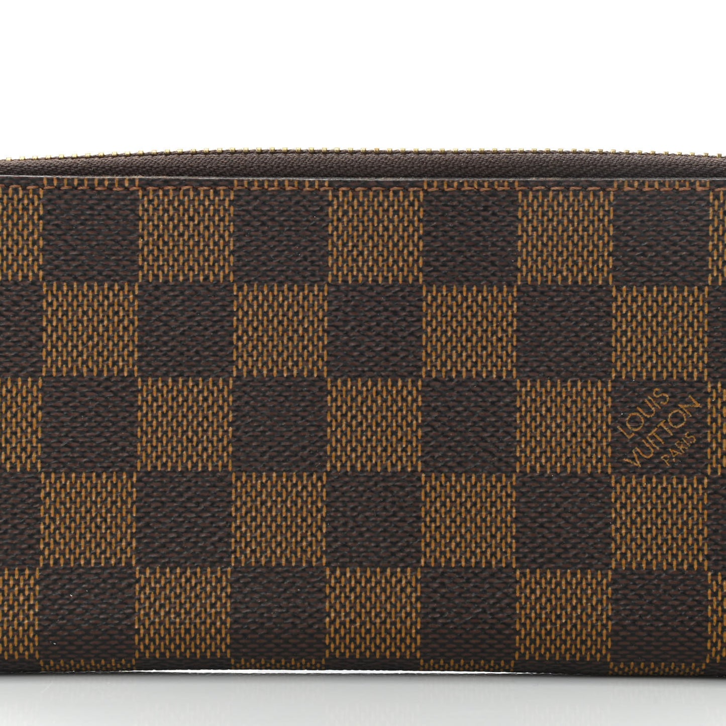 Damier Ebene Clemence Wallet Cherry