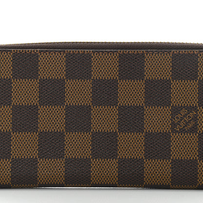 Louis Vuitton Damier Ebene Clemence Wallet Cherry 7 of 9