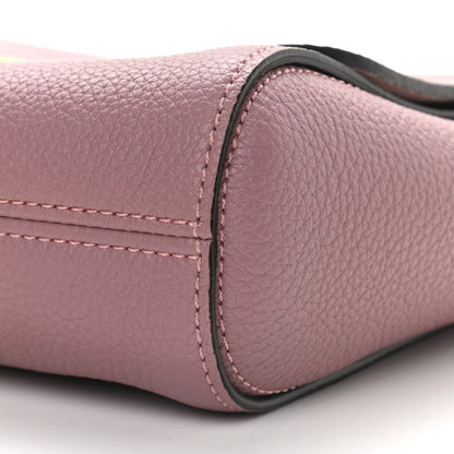 Mulberry Classic Grain Calfskin Small Lily Flap Light Mocha Rose 9 of 9