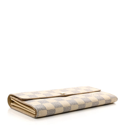 Louis Vuitton Damier Azur Sarah Wallet 4 of 10