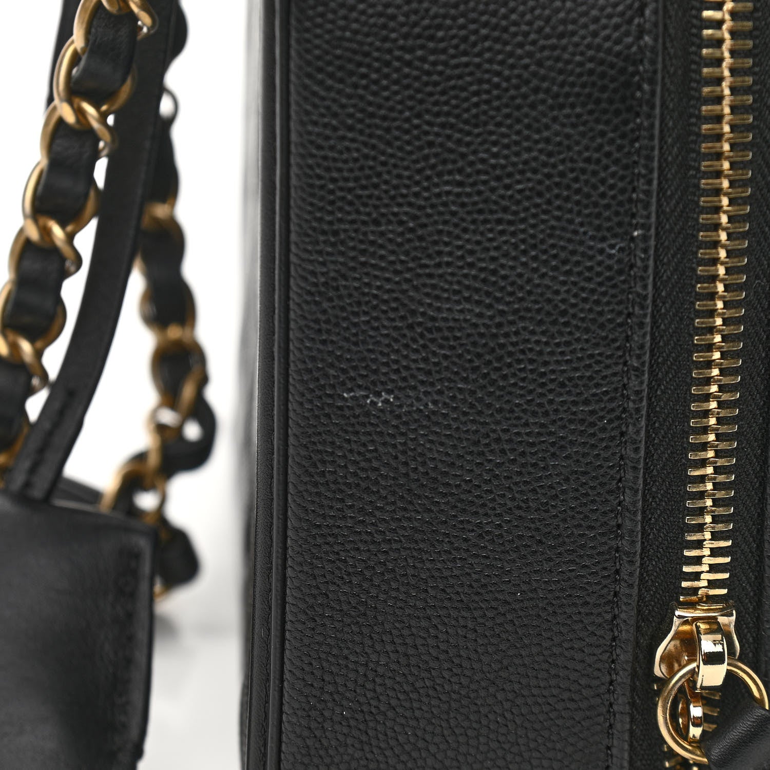 Chanel Caviar Quilted Medium CC Filigree Vanity Case Black 11 of 13