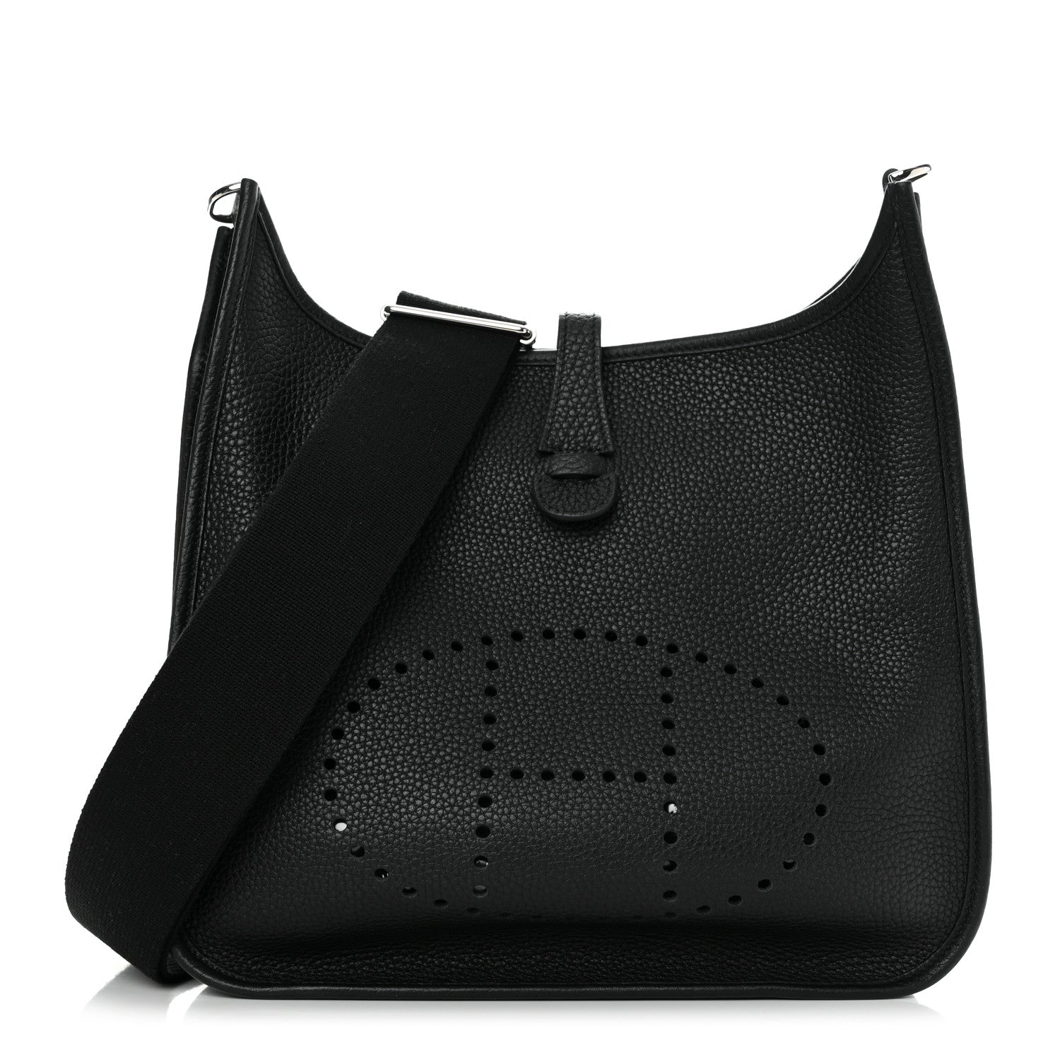 Hermes Taurillon Clemence Evelyne III PM Black 1 of 10