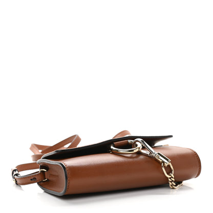 Chloe Suede Calfskin Faye Wallet On Strap Tan 4 of 9