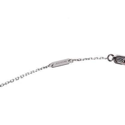 Van Cleef & Arpels 18K White Gold Turquoise Sweet Alhambra Butterfly Pendant Necklace 6 of 7