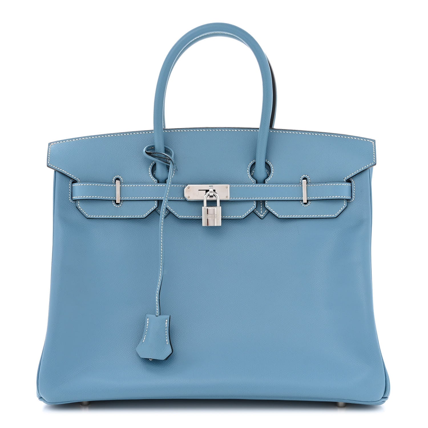Hermes Epsom Birkin 35 Blue Jean 1 of 19