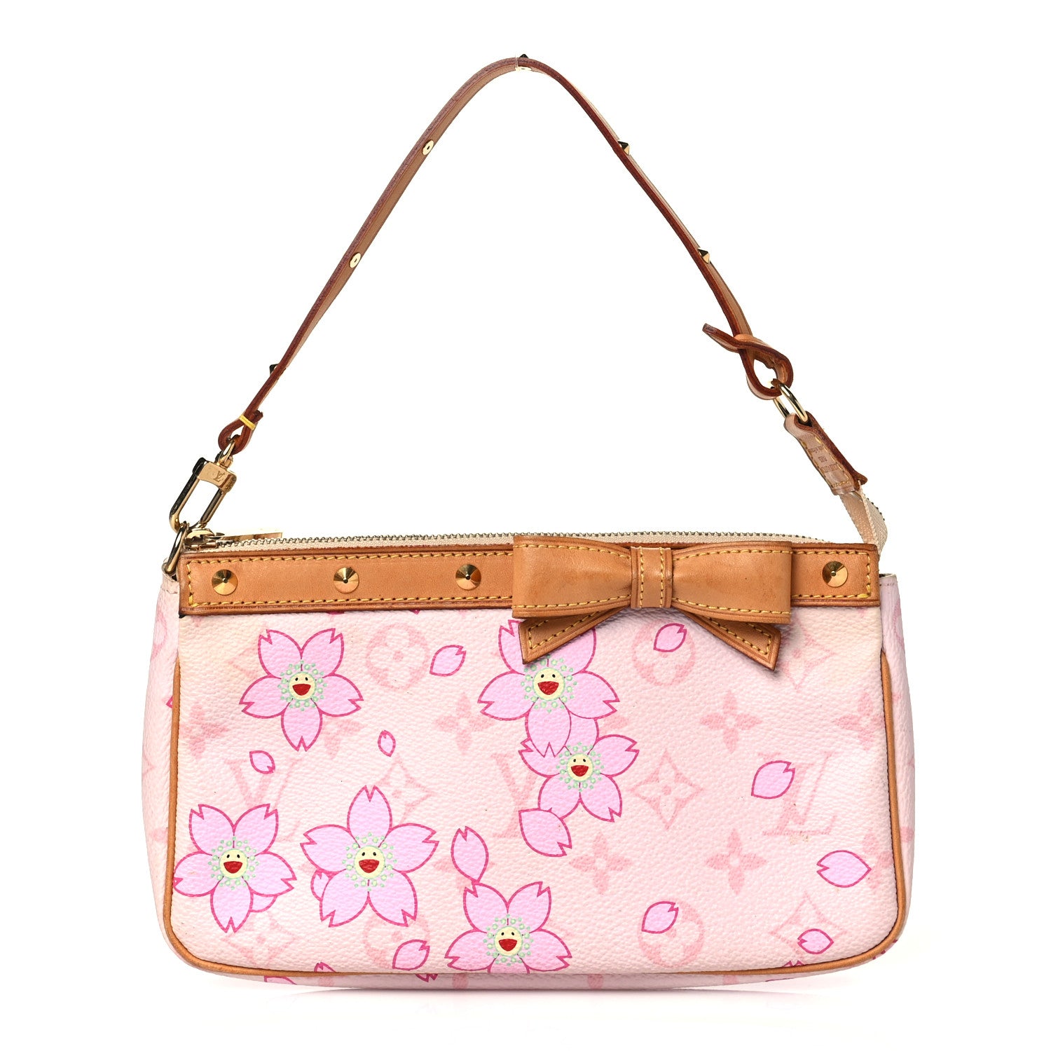 Louis Vuitton Monogram Cherry Blossom Pochette Accessories Pink 1 of 10