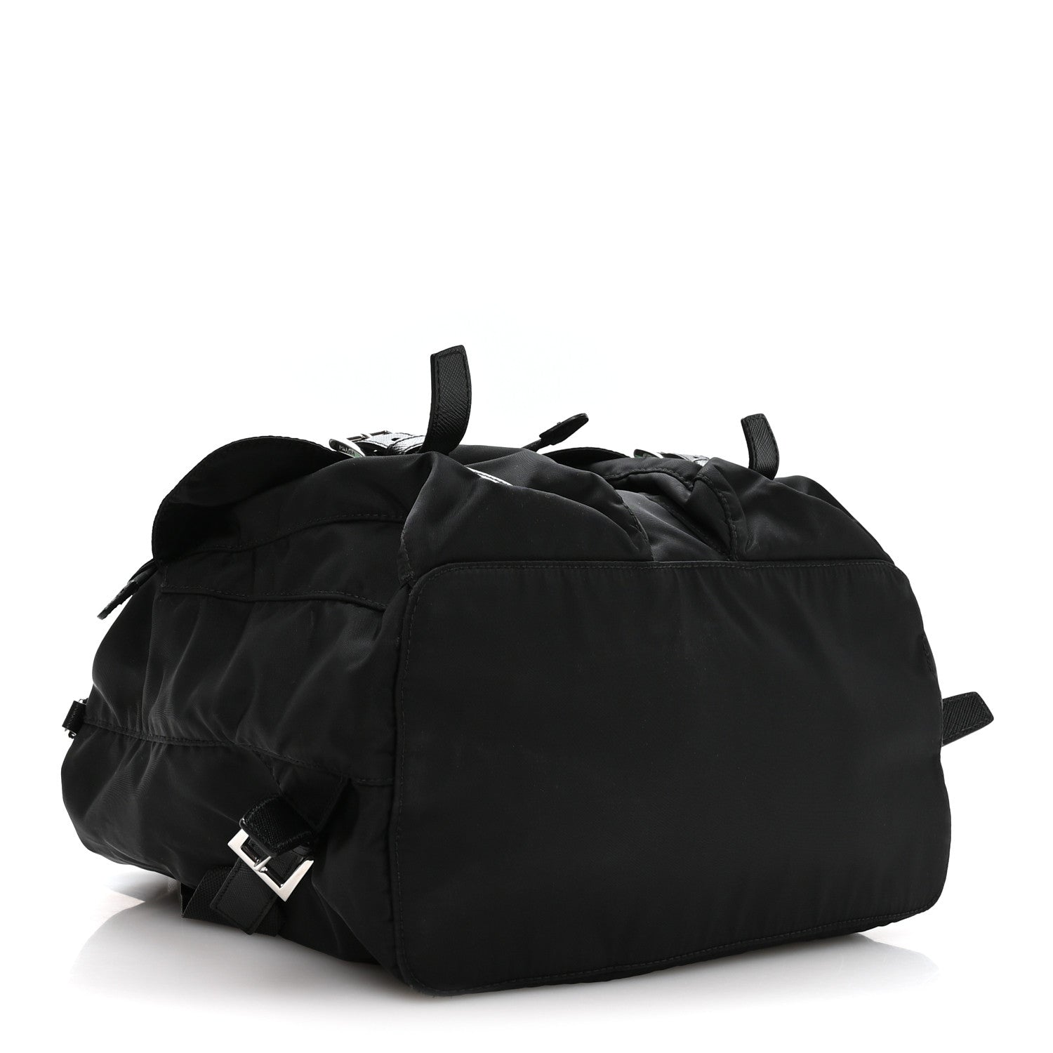 Prada Re-Nylon Vela Saffiano Medium Backpack Black 5 of 12
