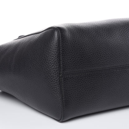 Gucci Pebbled Calfskin Small Swing Tote Black 7 of 9