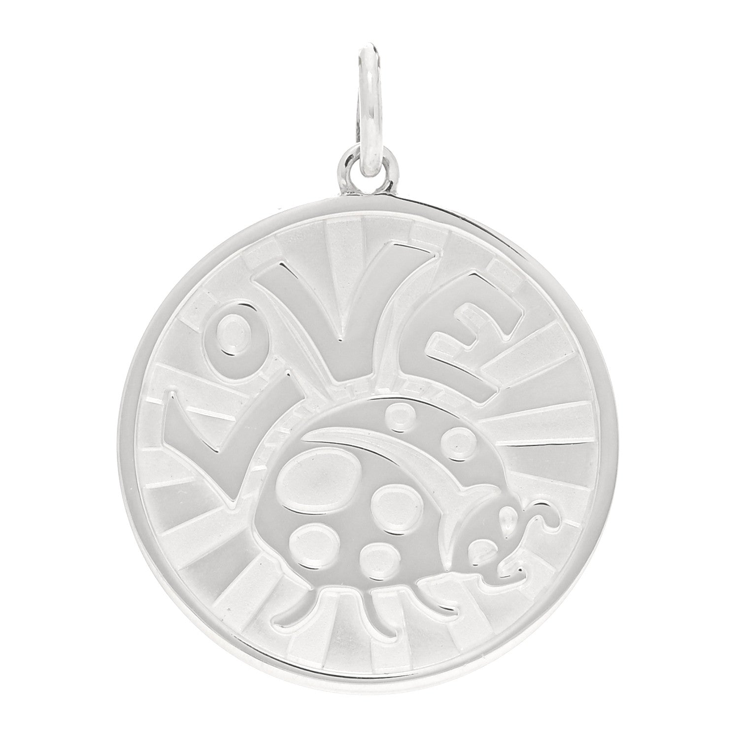 Tiffany Sterling Silver Love Ladybug Charm 1 of 4