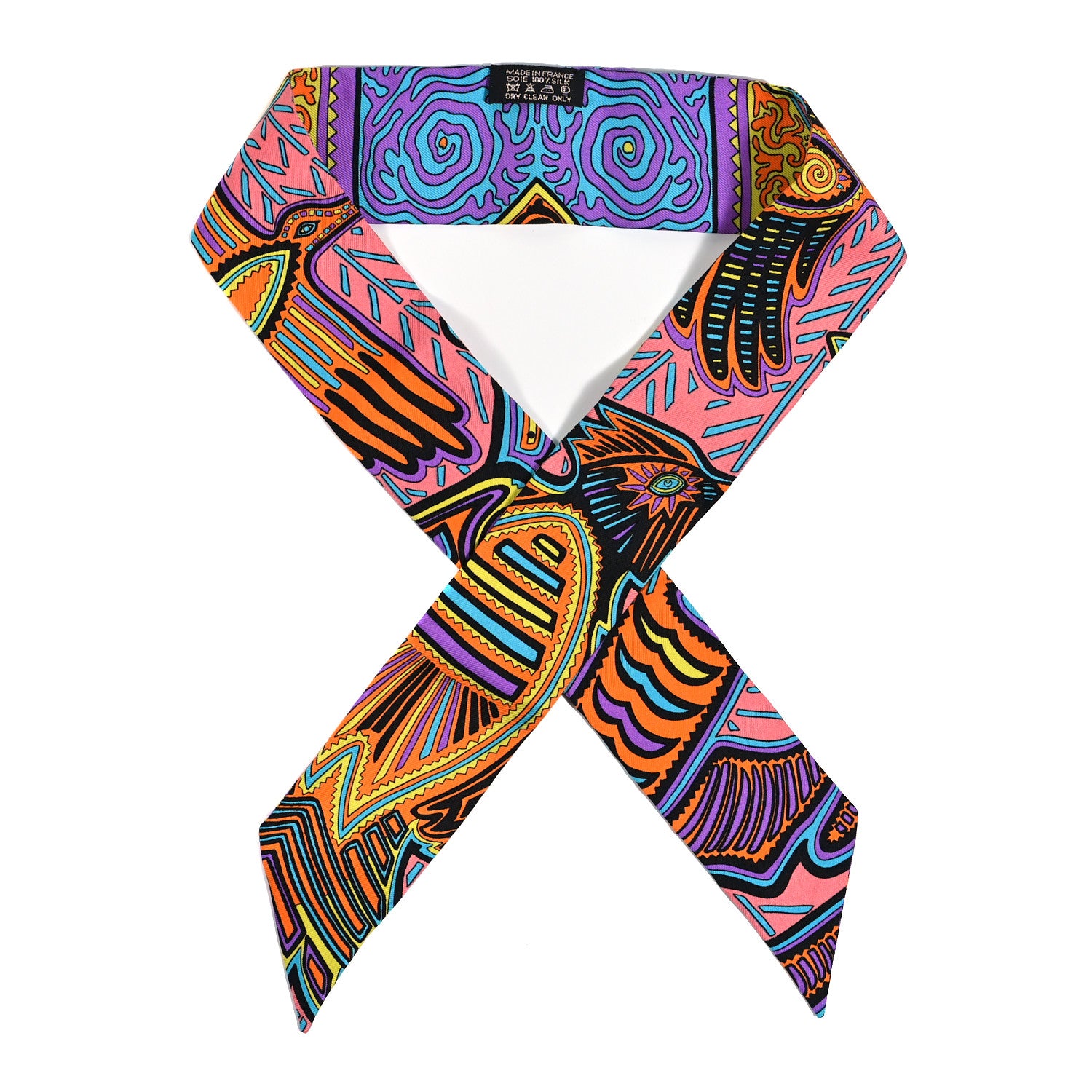 Hermes Silk Legende Kuna Peuple de Panama Twilly 1 of 3