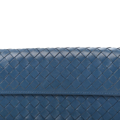Bottega Veneta Nappa Intrecciato Continental Wallet Blue 7 of 8
