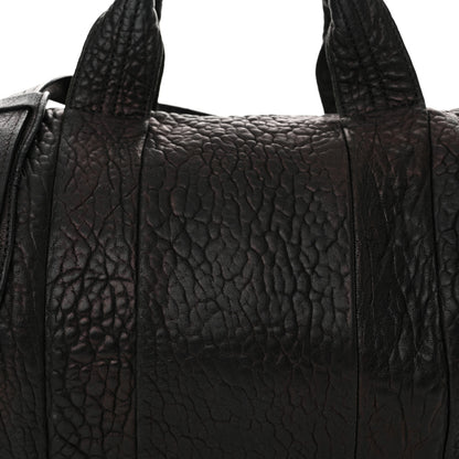Alexander Wang Pebbled Lambskin Rocco Black Antique Brass Hardware 6 of 15