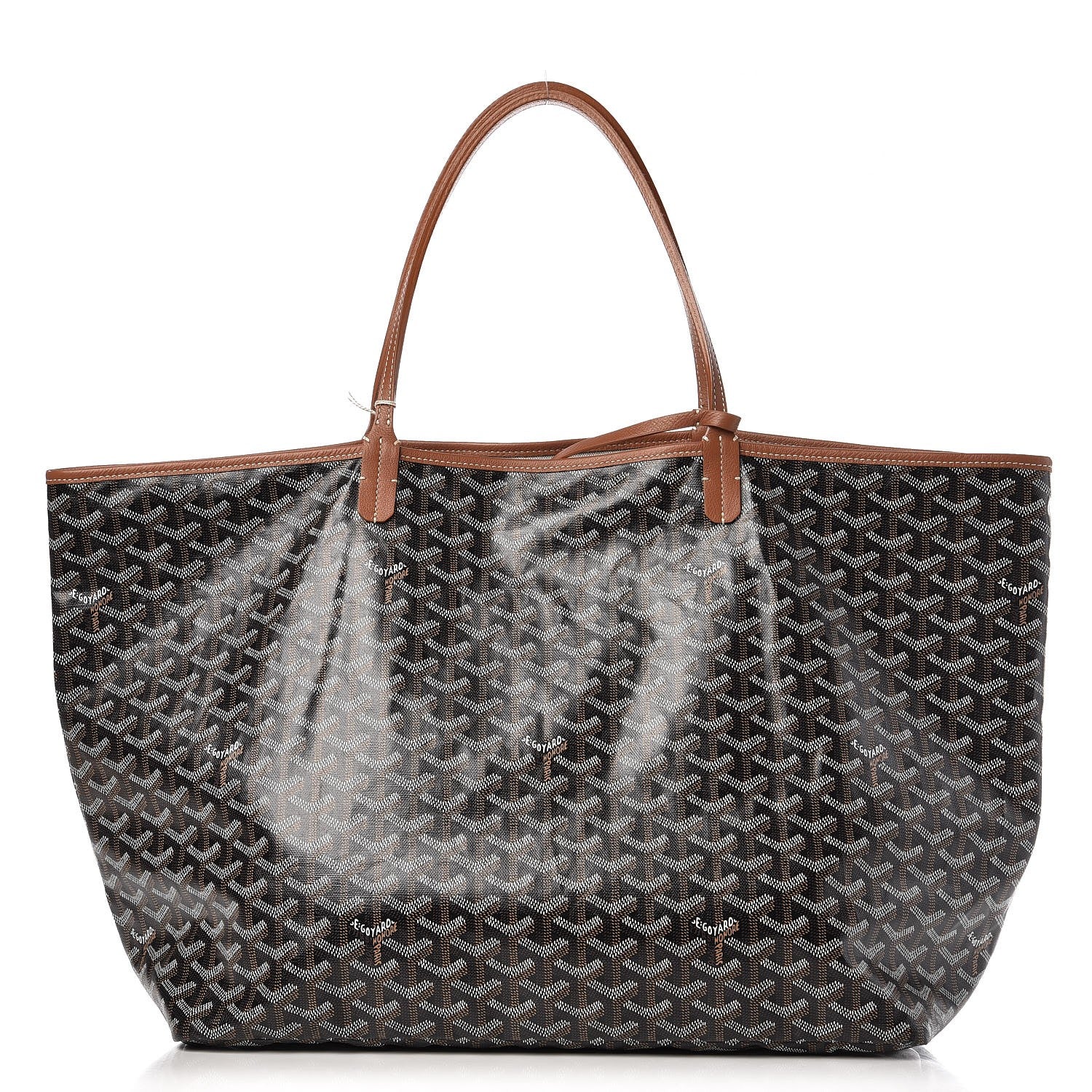 Goyard Goyardine Saint Louis GM Black Gold 3 of 9