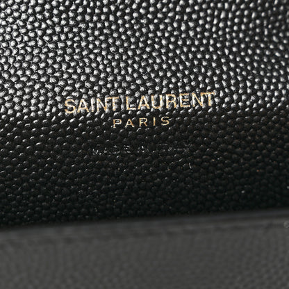 Saint Laurent Grain De Poudre Micro Classic Monogram Kate Tassel Airpods Bag Black 6 of 6