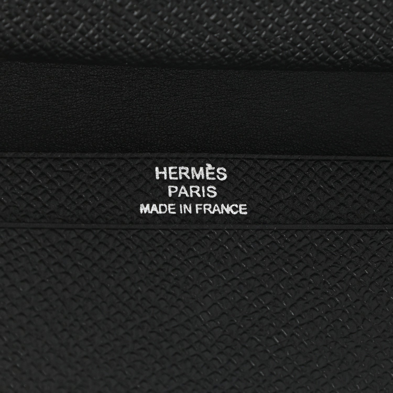 Hermes Epsom Mini Bearn Wallet Black 6 of 8