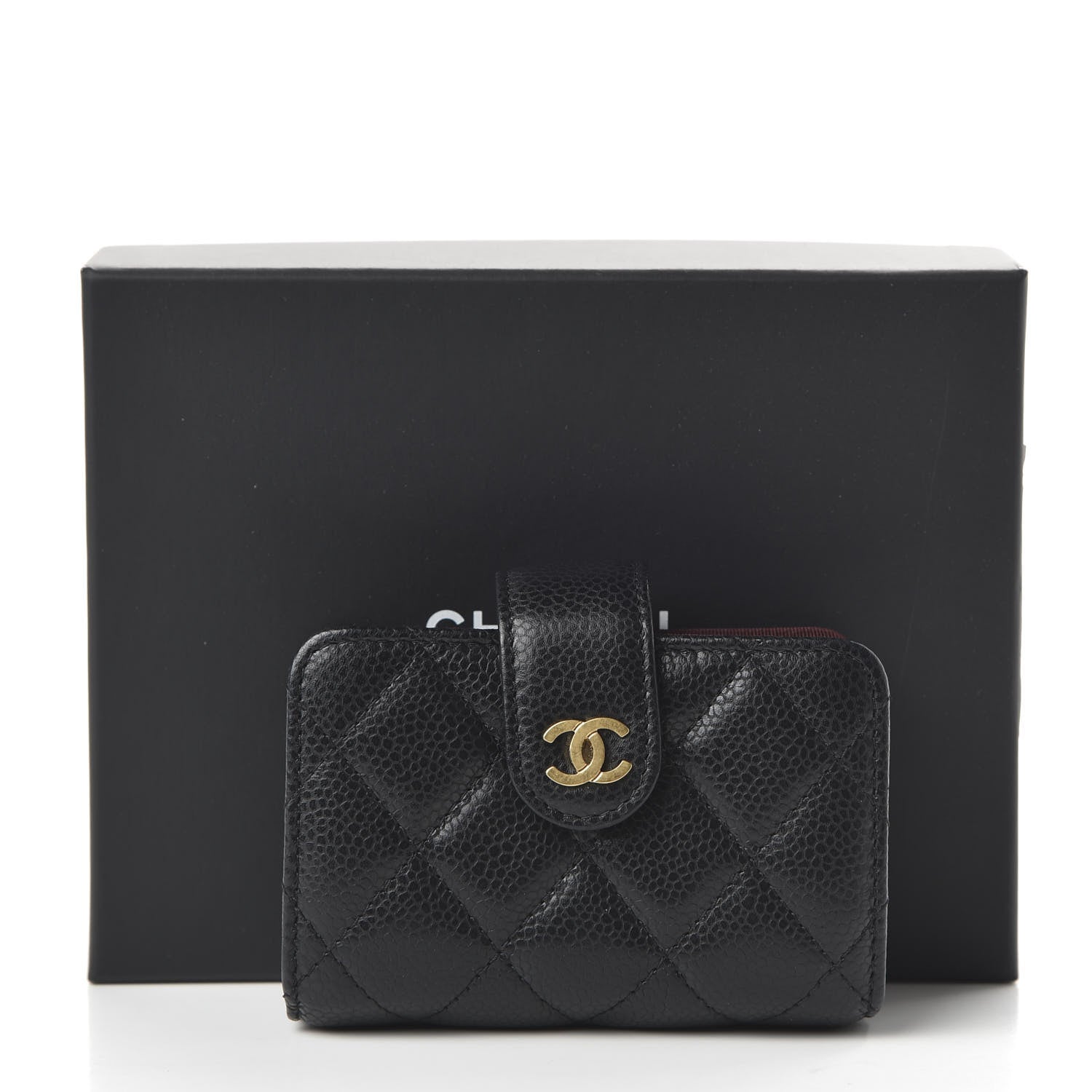 Chanel Caviar Quilted Gusseted Card Holder Black 11 of 11