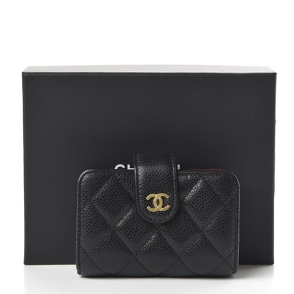Chanel Caviar Quilted Gusseted Card Holder Black 11 of 11