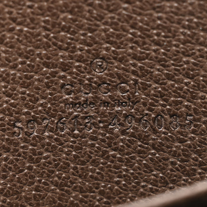 Gucci GG Supreme Web Ophidia Zip Around Card Case Brown 7 of 9