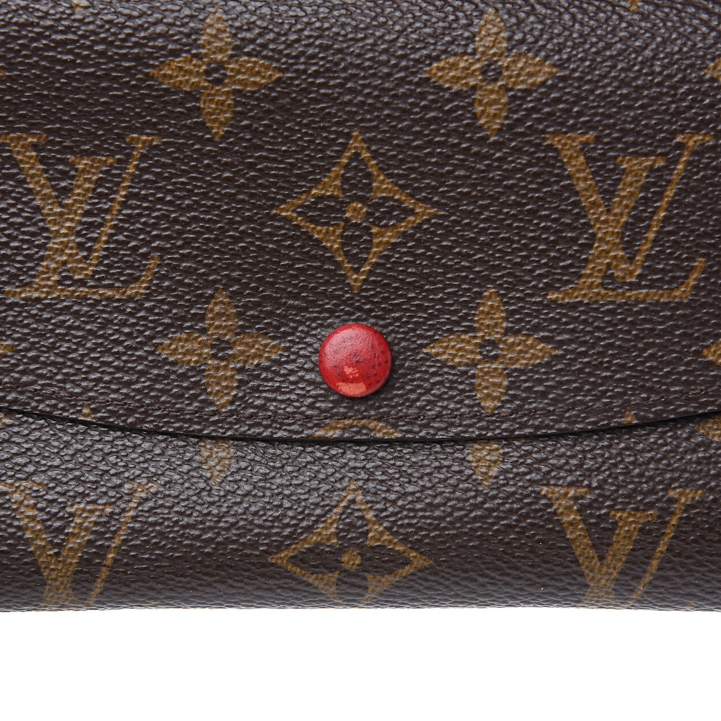 Monogram Emilie Wallet Red