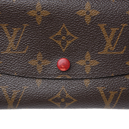 Louis Vuitton Monogram Emilie Wallet Red 6 of 11