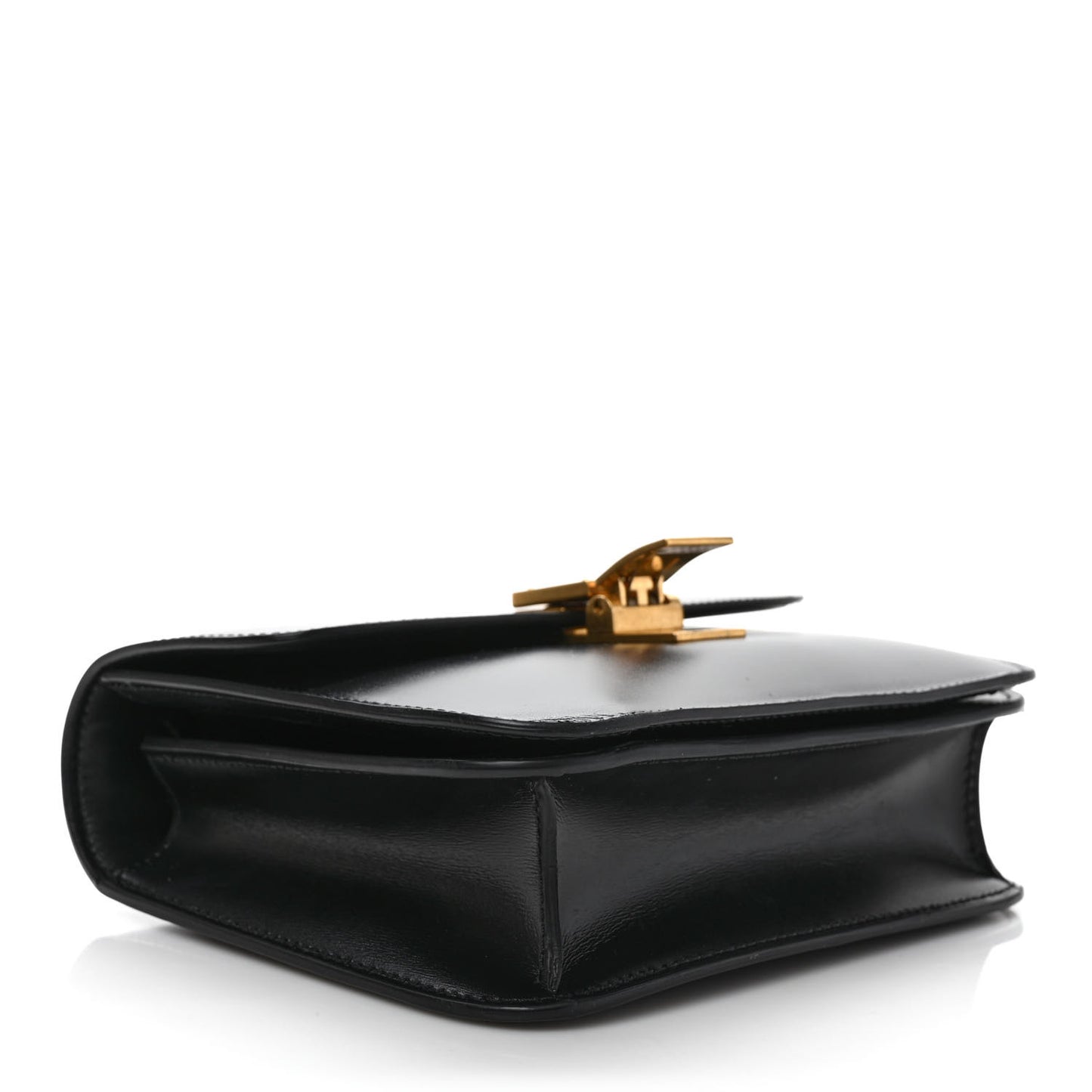 Box Calfskin Teen Classic Box Flap Bag Black
