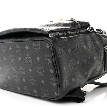 MCM Visetos Medium Stark Backpack Black 10 of 12