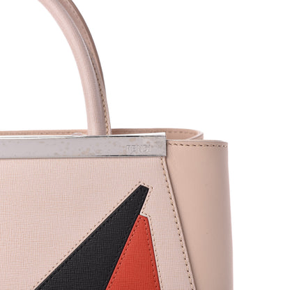 Fendi Vitello Elite Monster Petite 2Jours Tote Rosa Plaster 11 of 11