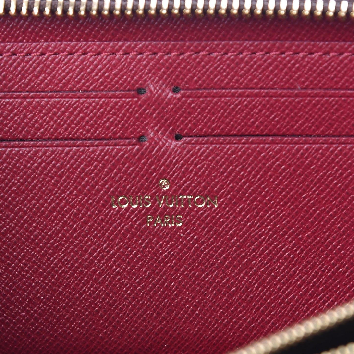 Monogram Clemence Wallet Fuchsia