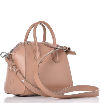 Givenchy Smooth Calfskin Mini Studded Antigona Old Pink 4 of 13