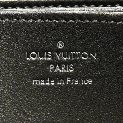 Louis Vuitton Lambskin Embossed Monogram Coussin Zippy Wallet Anthracite 10 of 13
