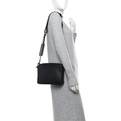 Louis Vuitton Calfskin Monogram Shadow Duo Messenger Black 2 of 10