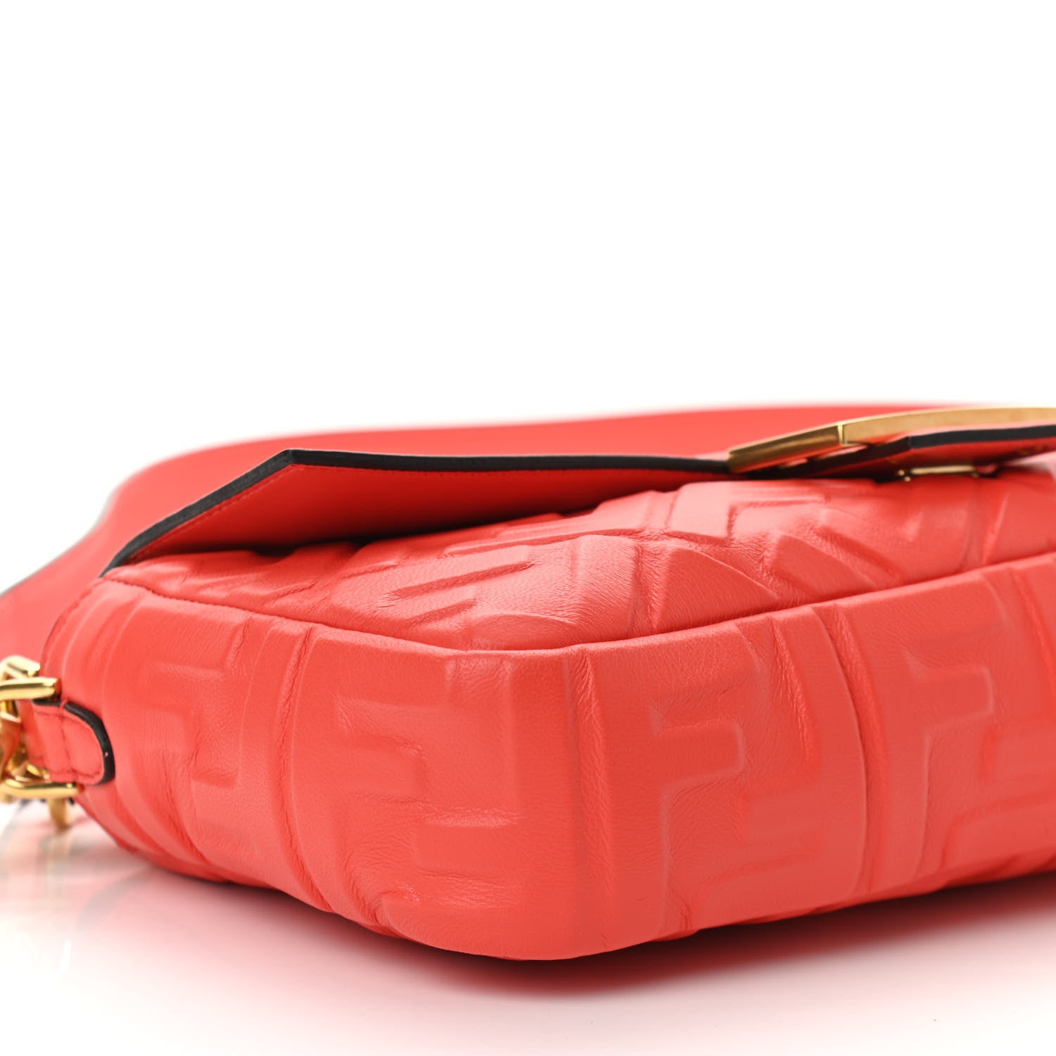 Fendi Nappa FF 1974 Embossed Baguette Tulipano 9 of 11