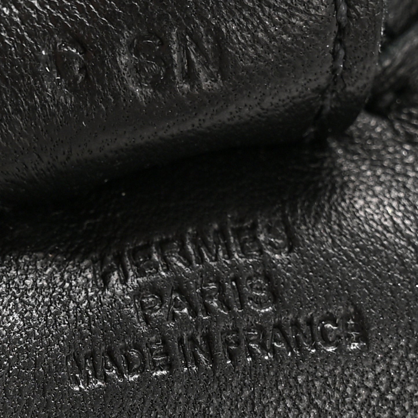 Milo Lambskin Grigri Rodeo Horse Bag Charm PM So Black
