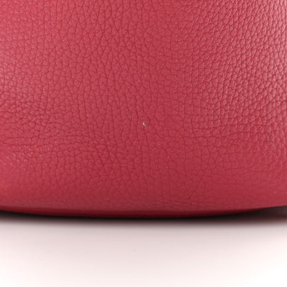 Hermes Taurillon Clemence Picotin Lock 18 PM Rubis 13 of 16