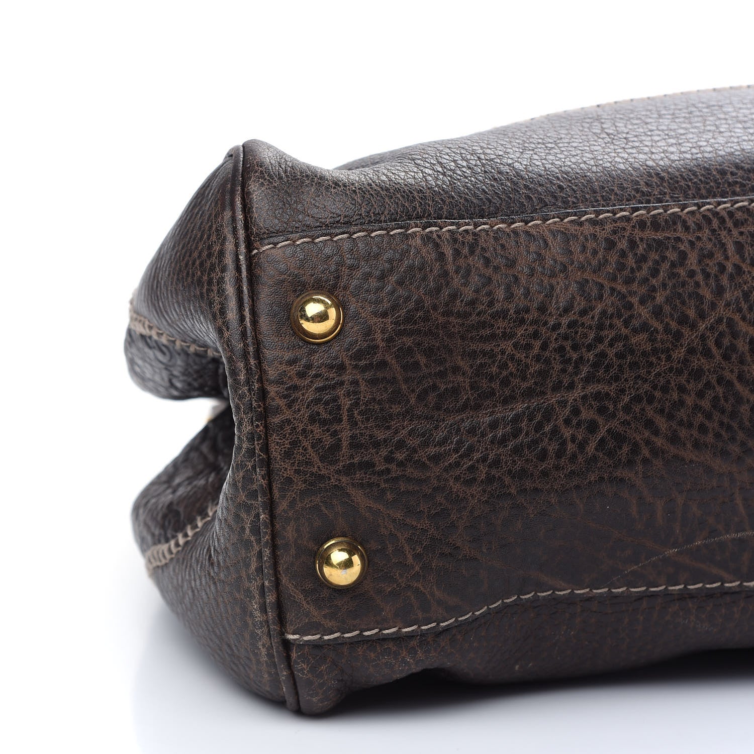 Gucci Guccissima Large New Pelham Shoulder Bag Dark Brown 8 of 9